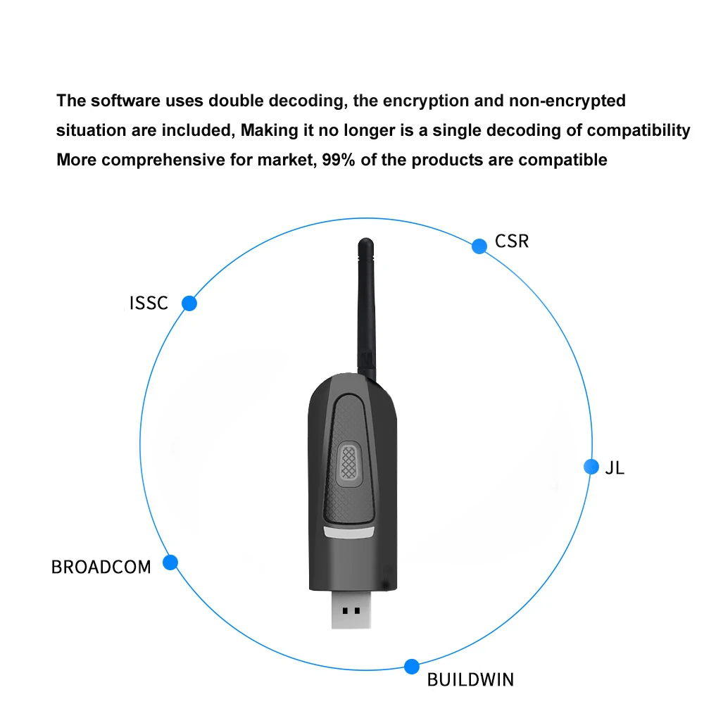 Bluetooth передатчик DISOUR APTX CSR с антенной USB 3 5 мм|Беспроводные адаптеры| |