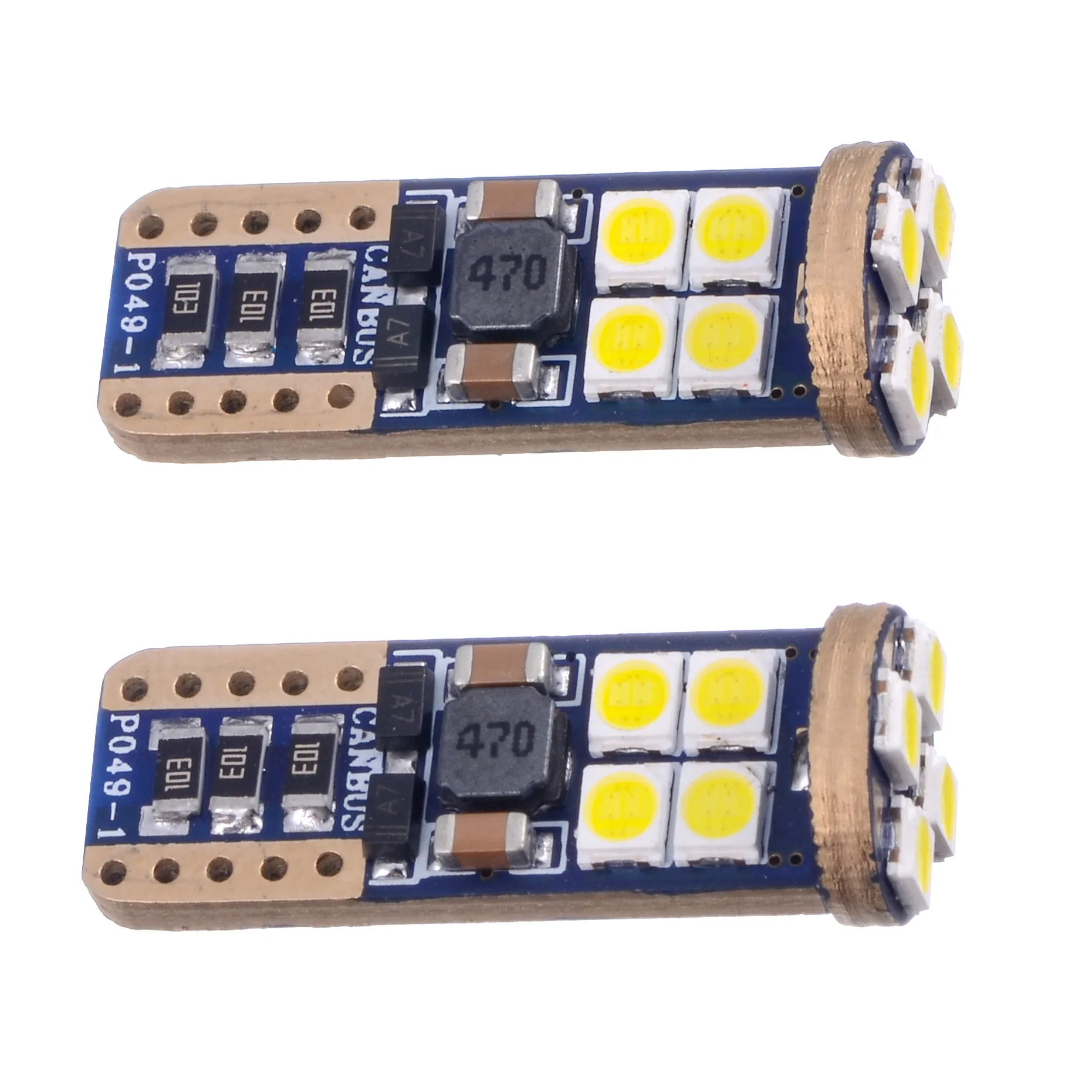 2 шт./компл. автомобильный габаритный фонарь с can bus T10 3030 12SMD W5W 194 светодиодный