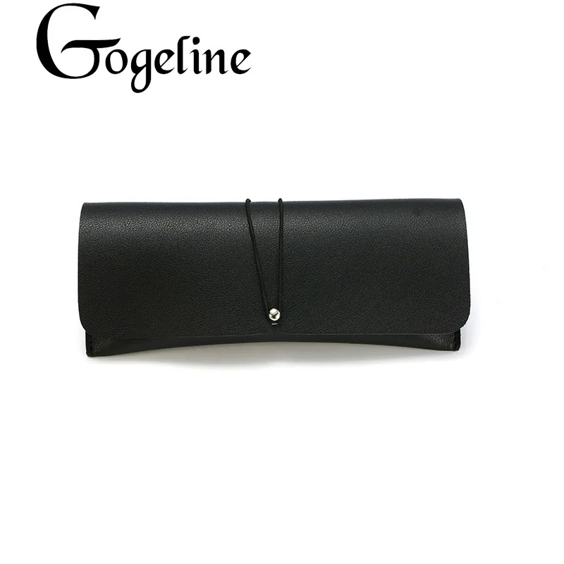 

Gogeline 2019 Чехол для очков для женщин и мужчин из мягкой искусственной кожи модная коробка с кулиской Универсальная мягкая коробка для мужчин ...