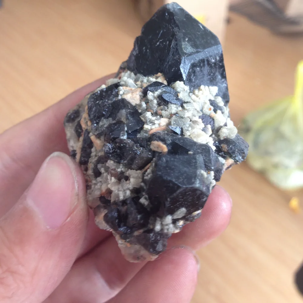 81 г натуральный черный кварцевый кристалл Кластерные точки смешанные образцы