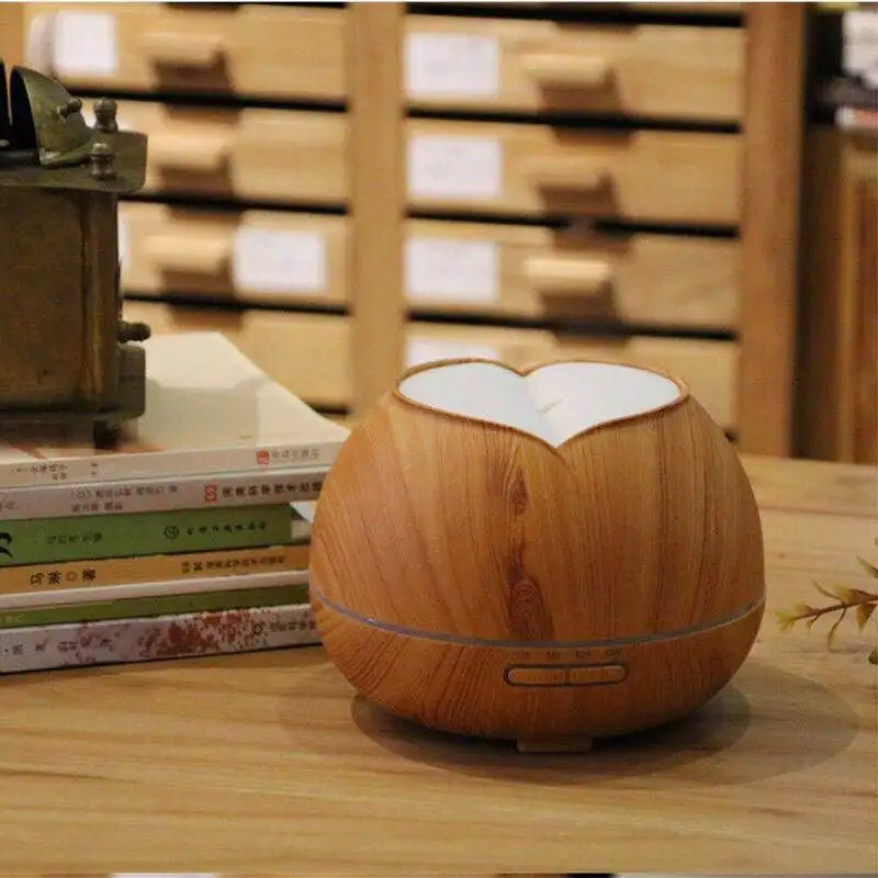 400ml Air Humidifier Essential Oil Diffuser Ultrasonic Cool Mist Maker Fogger with LED Aroma Lamp Electric Aromatherapy | Бытовая