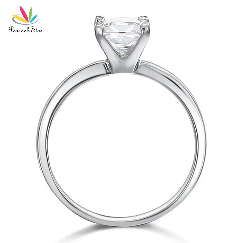 Павлин звезда стерлингового Solid 925 серебро Косынка Свадебные Юбилей Обручение