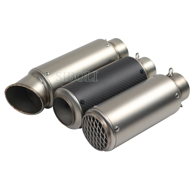 Выхлопная труба для мотоцикла глушитель 51 мм 60 мм|motorcycle exhaust pipe|carbon fiber pipemotorcycle pipe