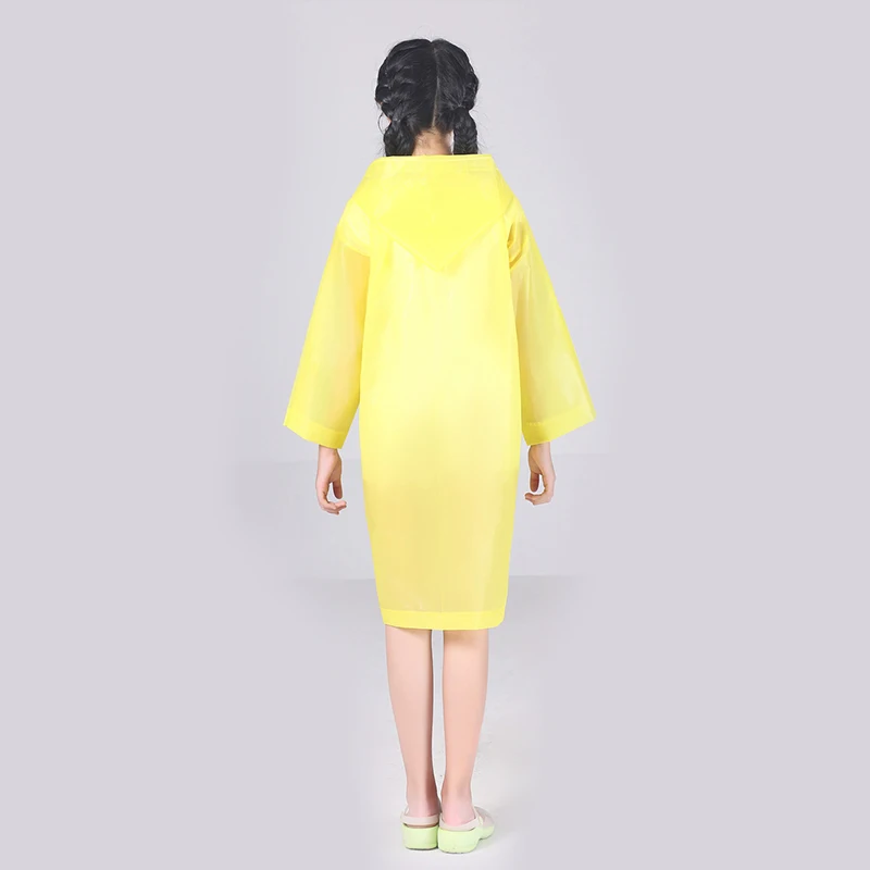 Детский дождевик непромокаемый плащ пончо для девочек и мальчиков непромокаемая