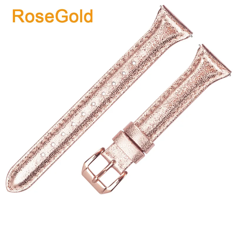 RoseGold Ремешок для часов из натуральной кожи для samsung Galaxy Watch 42 мм 46 мм ремешок ретро браслет 20 мм 22 мм ремень для Galaxy Watch Active - Цвет ремешка: RoseGold