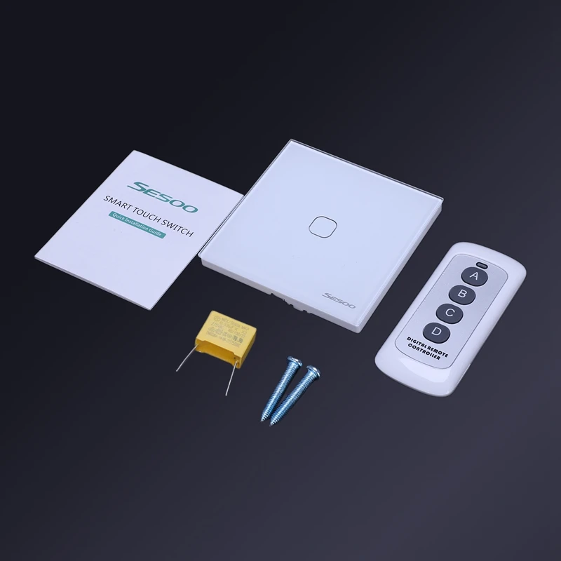 Sesoo Remote Control Press Switch Smart Home Wireless Rf Wall Intelligent | Обустройство дома
