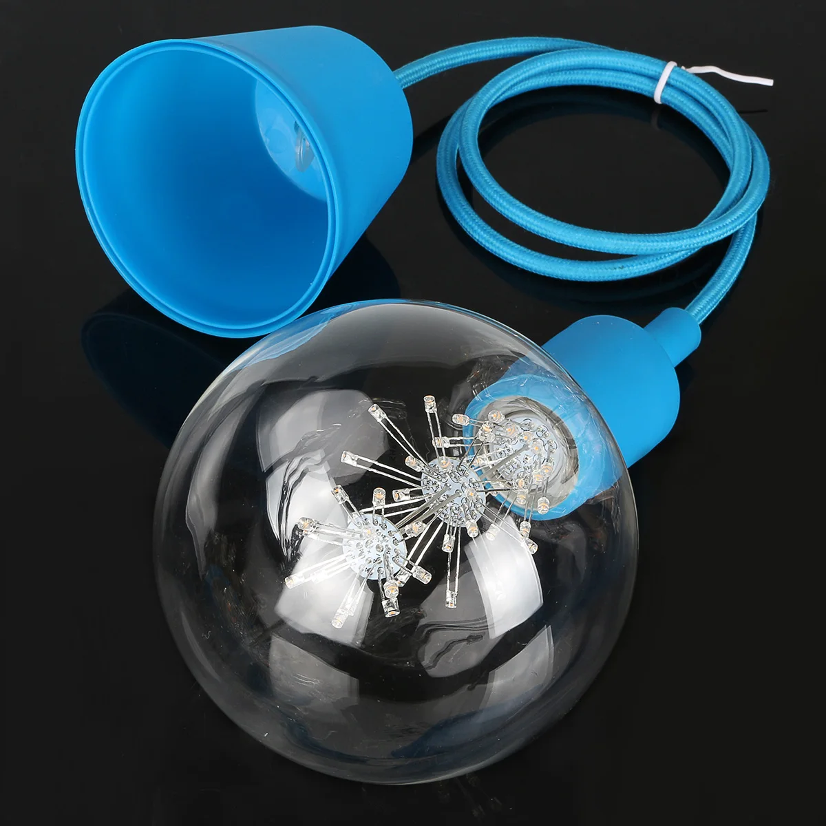 Ретро LED E27 3 Вт 220 В Светодиодная лампа Эдисона теплая желтая винтажная COB