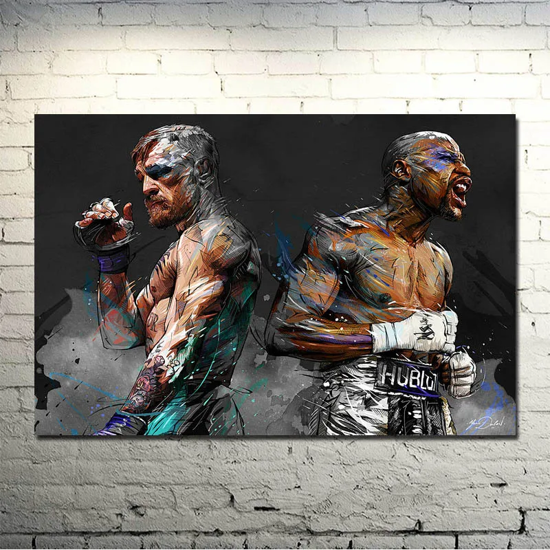 Conor McGregor UFC мотивационный боксерский шелк или Холст плакат 13x20 24x36 дюймов картина для декора гостиной-026