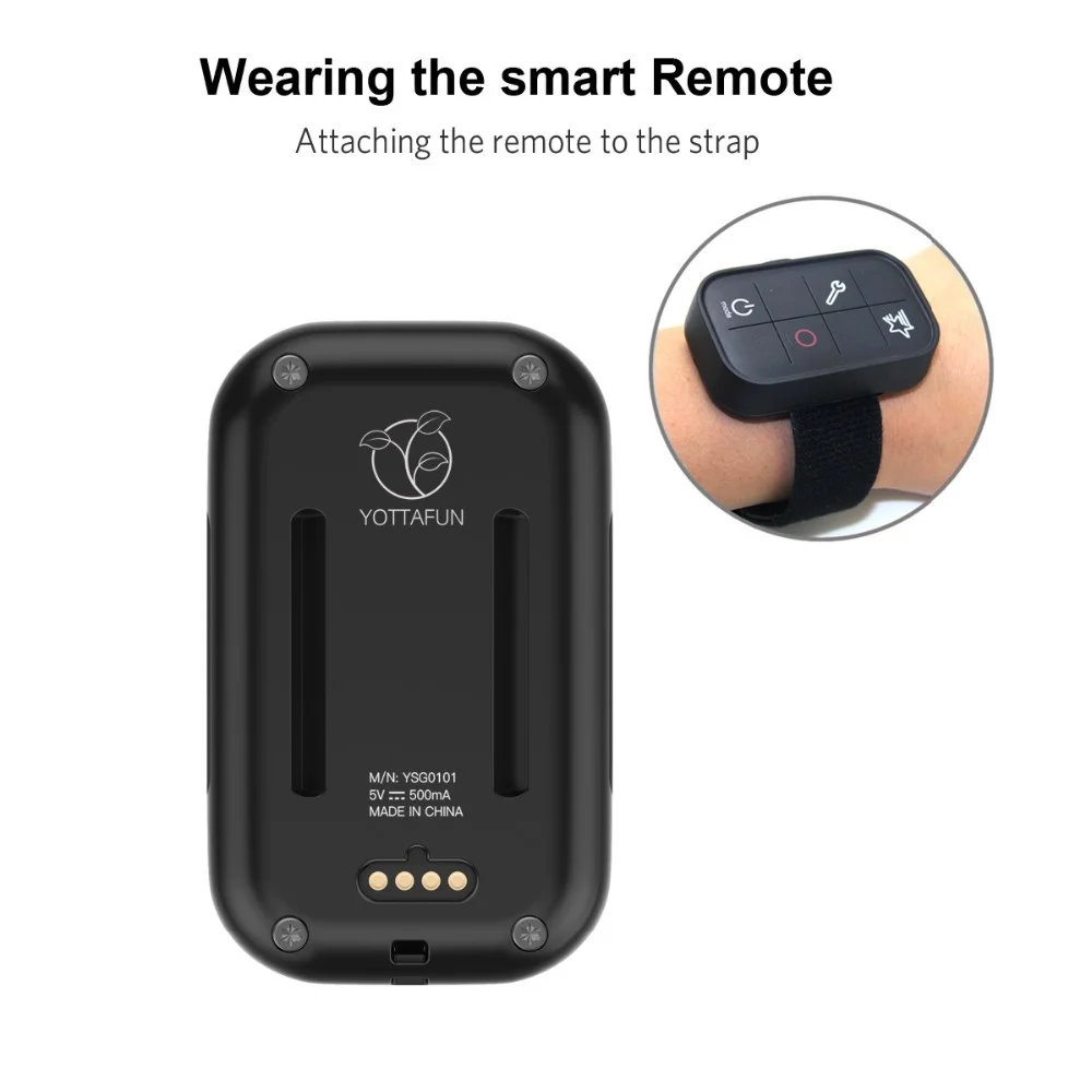 Go Pro 5 Hero 4 Водонепроницаемый умный пульт дистанционного управления Wi-Fi ler и