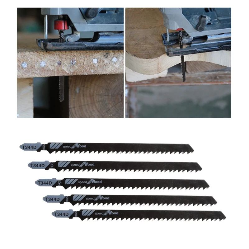 

5 Pcs 152mm T344D Saw Blades Clean Cutting For Wood PVC Fibreboard Saw Blade