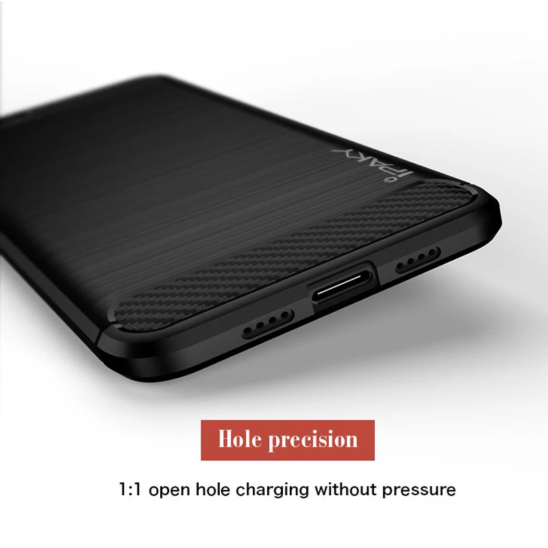 ipaky Cover For Xiaomi Mi Note 3 Case Silm Luxury Brushed TPU silicone Note3 Cases |