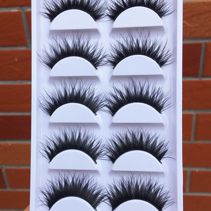 5 пар хлопковые накладные ресницы для макияжа|cross false eyelashes|thick fake eyelashesfake eyelashes |