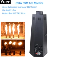 200w flame fire machine sparkler flame projector 3m height professional dj party disco stage effect equipment dmx 512 control