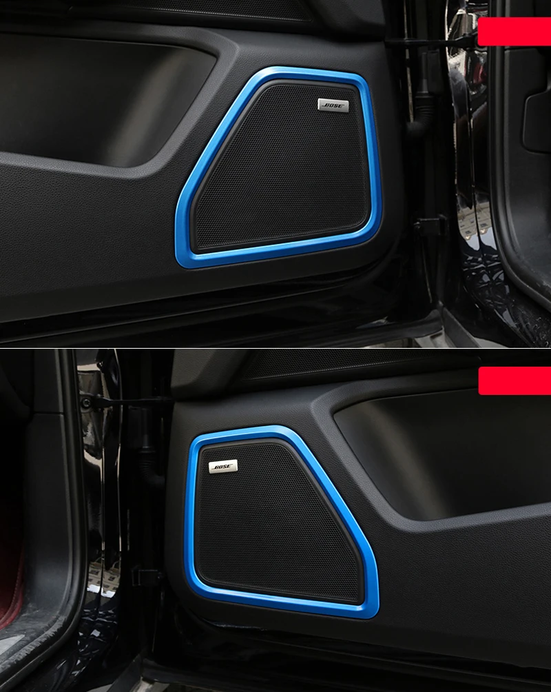 Отличный автомобиль-Стайлинг car audio украсить пригодный для Audi A4 C5 B8 B7 C6 Q5 Q7 A3 B6 A6 8 P A7