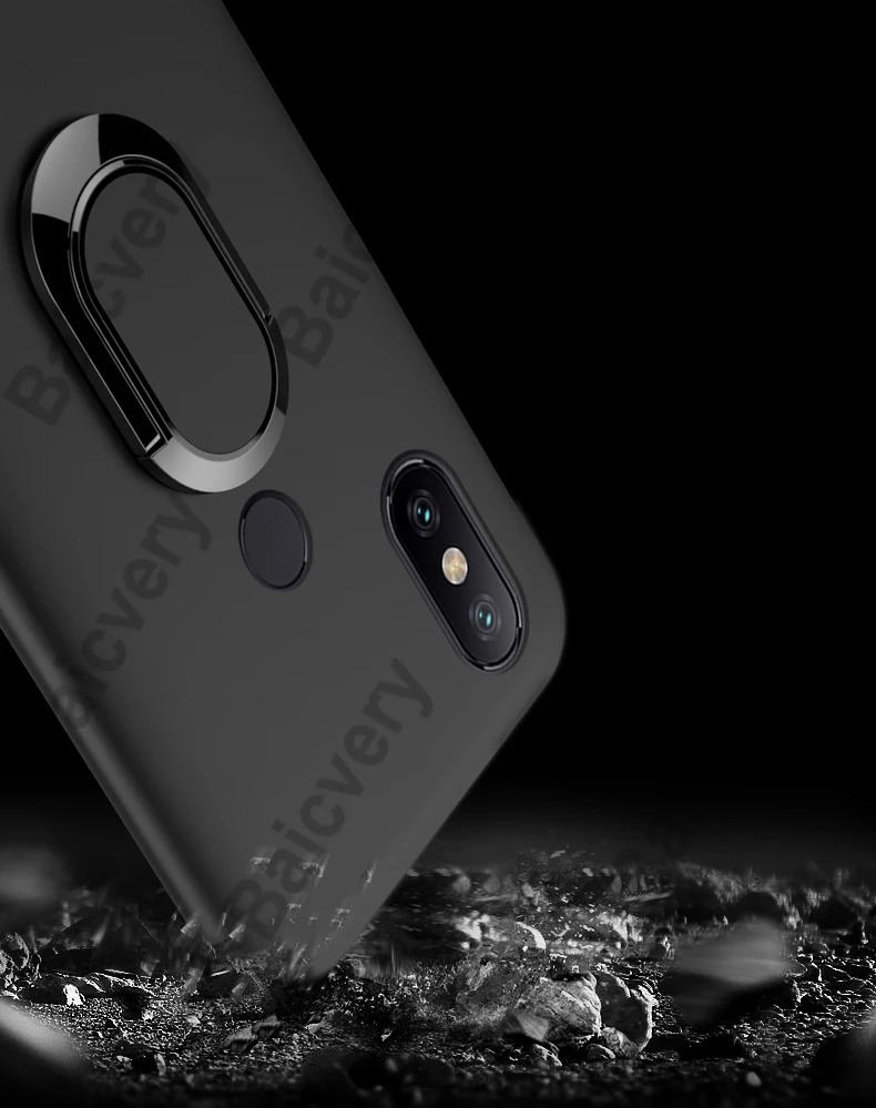 Ультратонкий матовый чехол на палец с магнитным кольцом для UMIDIGI S3 PRO из ТПУ Umidigi Pro