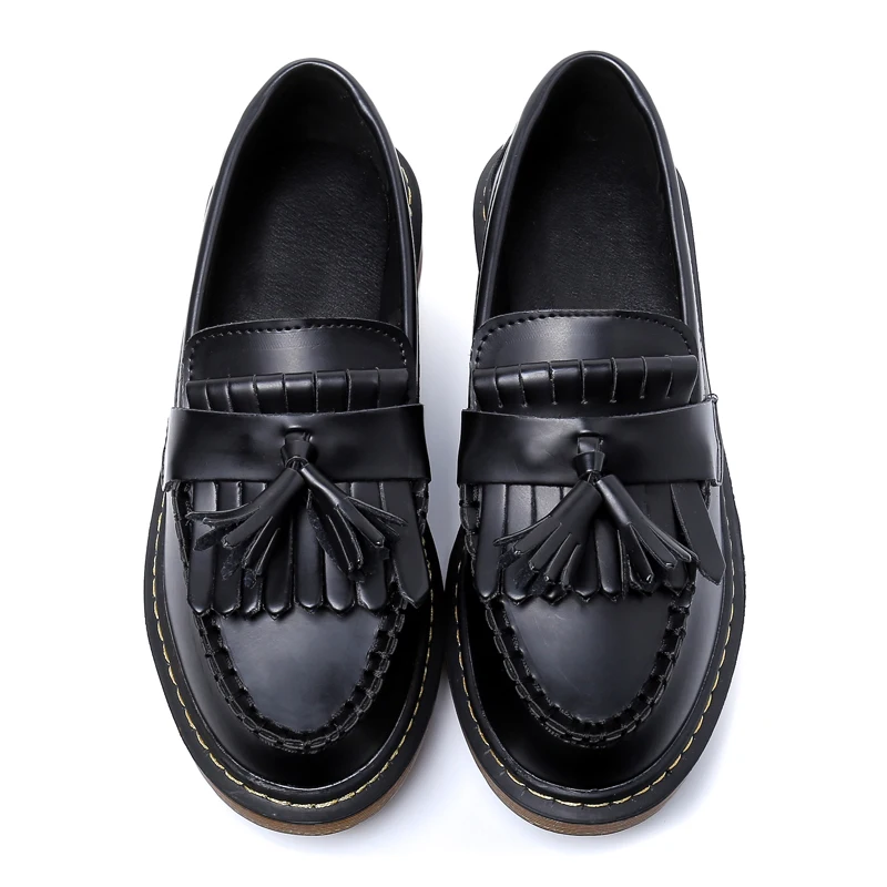 Teahoo/классические женские лоферы туфли слипоны из мягкой кожи на плоской подошве