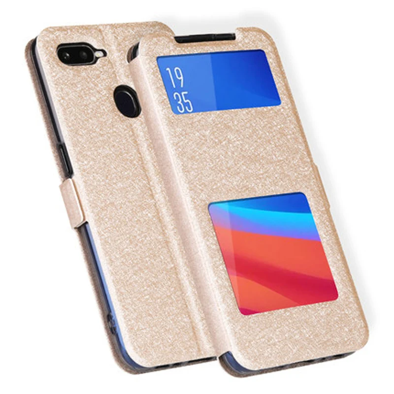 Кожаный чехол с открытым окошком для OPPO F9 чехлы телефонов Pro флип-кейс 6 3 дюйма F9Pro