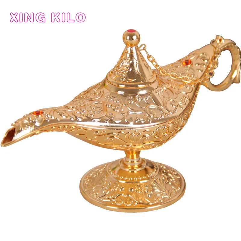 Классическая Металлическая резьба арабский волшебный светильник волшебная