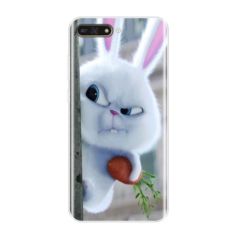 Чехол для телефона Huawei Y3 Y5 Y6 Y7 2017 II Pro Силиконовый ТПУ мягкий милый чехол с