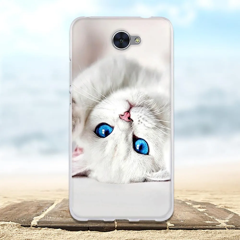 Для Huawei Y7 чехол для Y3 2017 / Y5 Y6 мягкий силиконовый 3D TPU Fundas Coque чехлы телефонов|3d silicone