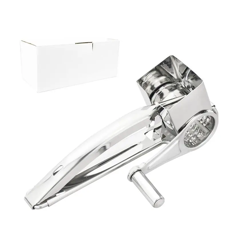 3 Барабаны комплект вращающийся сырный Терка Нержавеющая сталь резки сыра Кухня