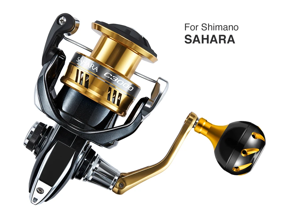 Piscifun 38 мм катушка ручка для SHIMANO SAHARA STRADIC FK CI4 SW SEDONA Стелла NASCI DAIWA FUEGO TATULA STEEZ CALDIA EXIST