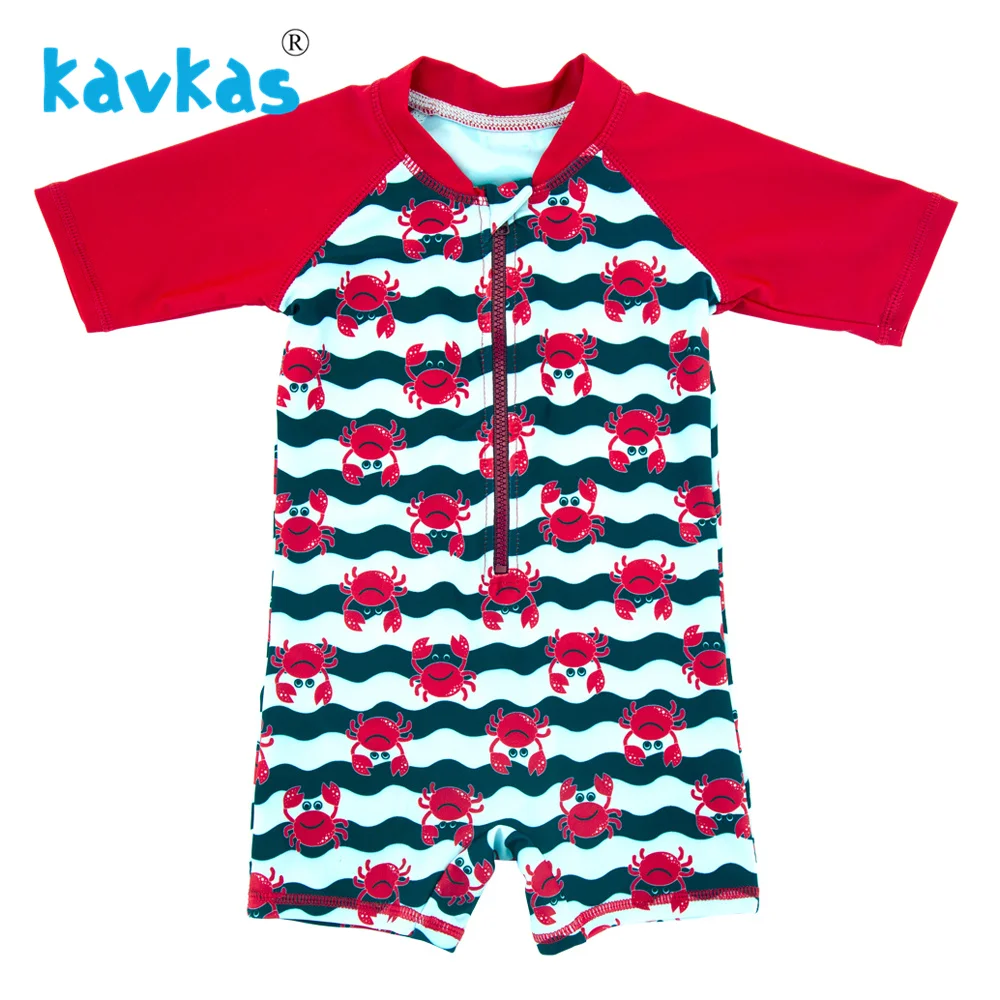 Kavkas купальник для маленького мальчика, один предмет, Новое поступление, 6 m, 12 m, 18 m, старый морской тематический купальник с короткими рукавами для маленьких мальчиков, купальные костюмы
