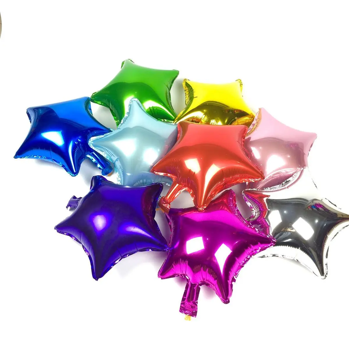 3 шт. 10-дюймовые воздушные шары со звездами и сердцами Свадебные Воздушные из