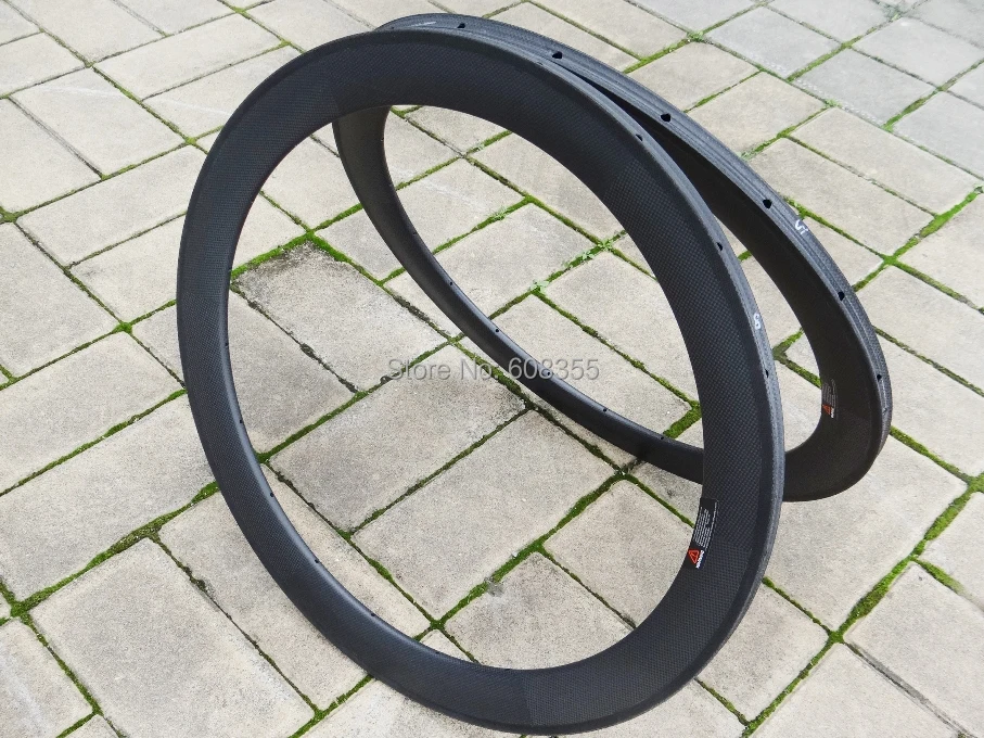 FLX-RIM-T06: углеродный матовый дорожный велосипед 700c трубчатый обод колеса 60 мм