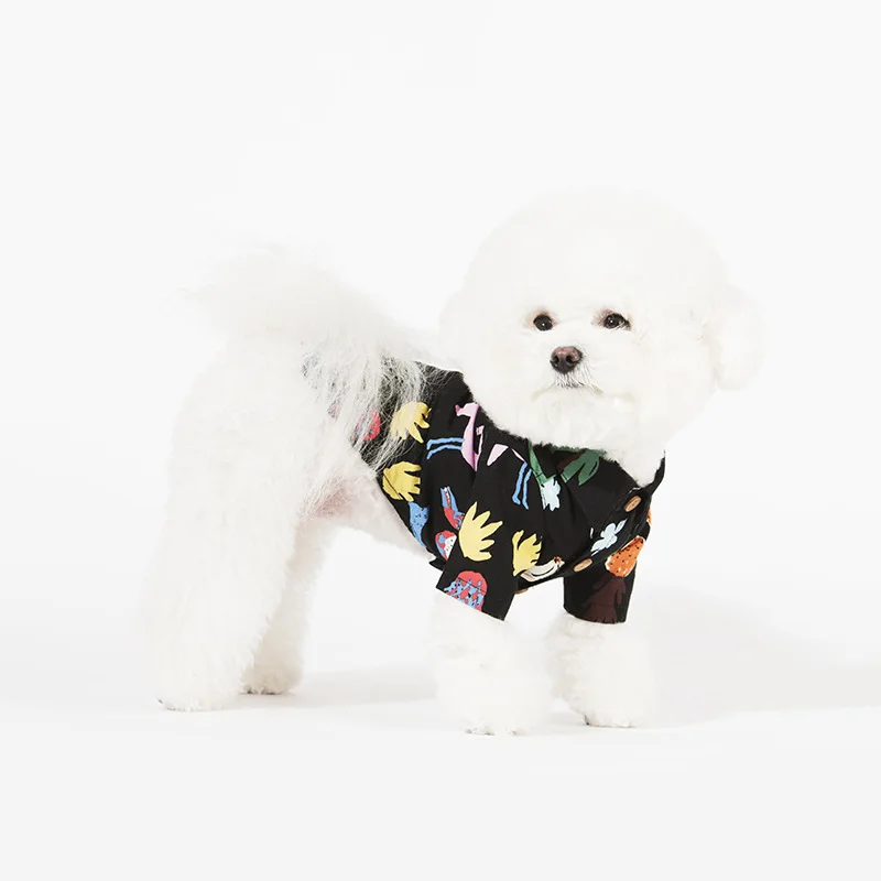 Cotton Summer Hawaii Style French Bulldog Shirt Pet Dog Clothes for Small Dogs Pets Clothing Chihuahua Yorkshire Pug Costume |