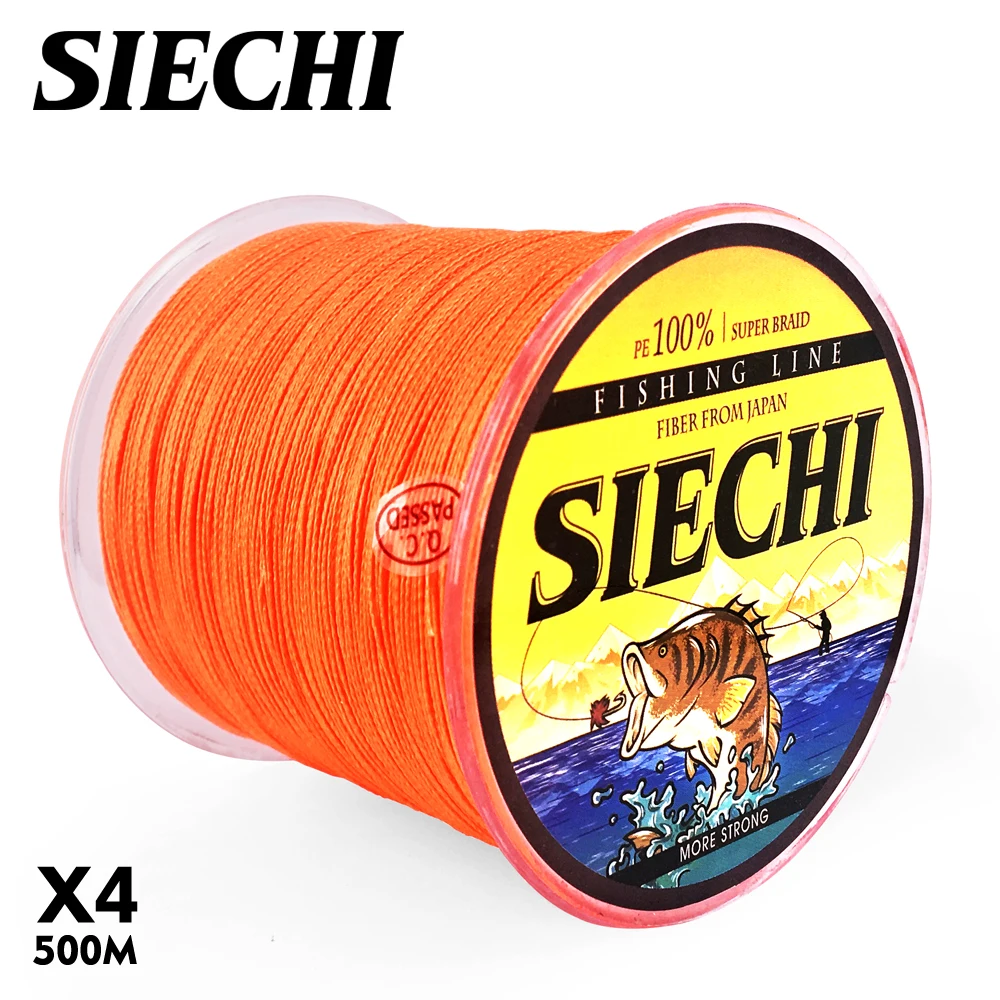 SIECHI 500 м рыболовная леска 4 пряди плетеная многонитевая для ловли карпа