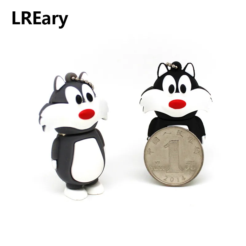 Миниатюрный мультяшный милый USB флэш-накопитель Looney Tunes 16 Гб 4 ГБ 8 карта памяти