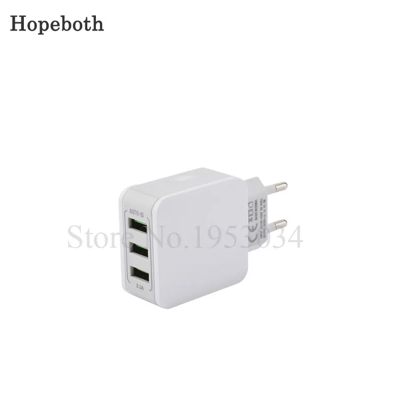 Сетевое зарядное устройство с 3 USB-портами и поддержкой быстрой зарядки |
