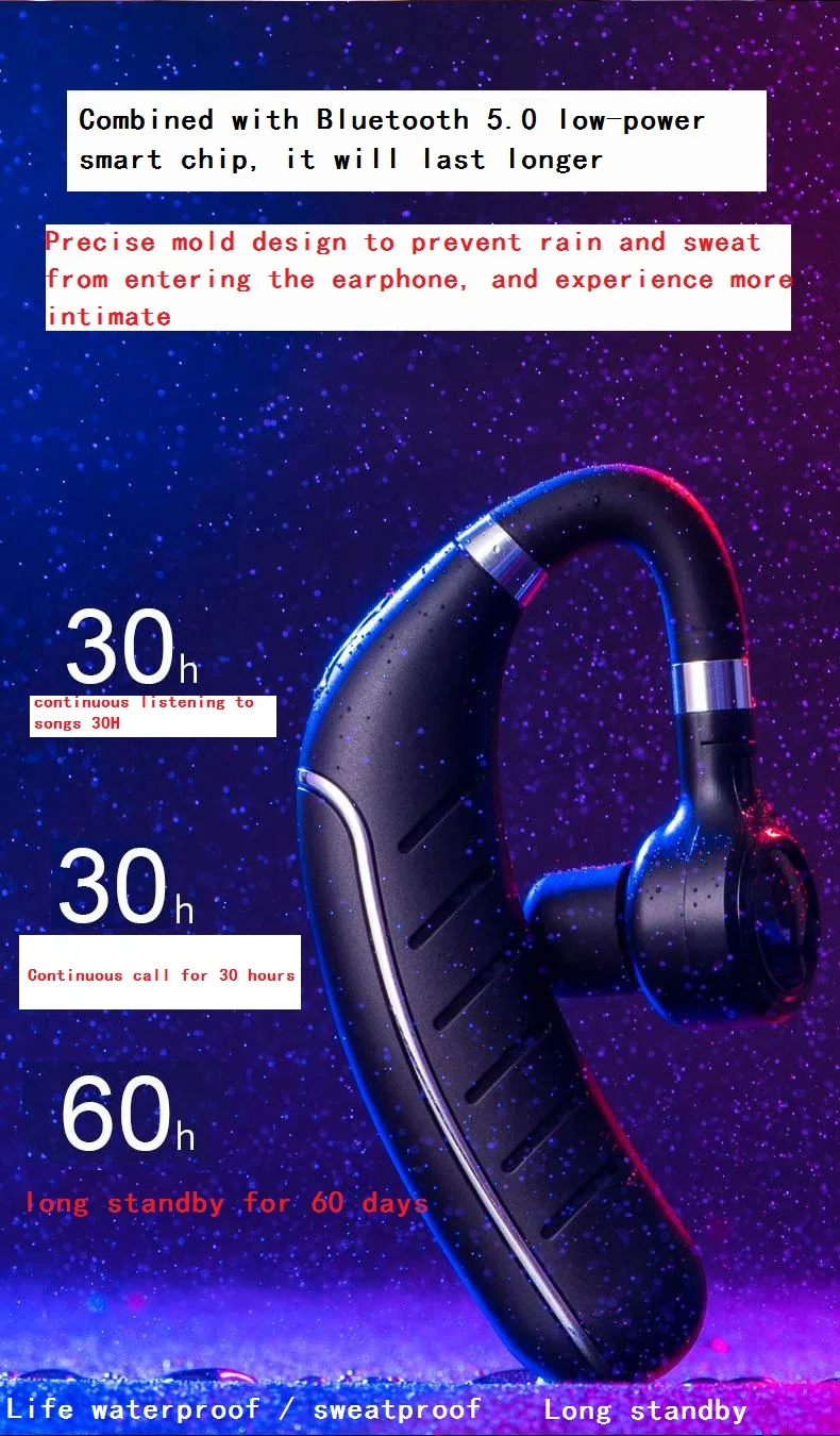 Наушники с Bluetooth последней модели FC1 беспроводные Bluetooth наушники стерео HD микрофон гарнитура бизнес гарнитура для смартфона