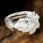 Кольцо неня галадриэль, кольцо с цветком, модные ювелирные украшения