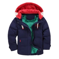 childrens winter jackets kids down coat hooded jacket for boys parkas toddler solid outerwear auttumn boy warm coat 100 150cm