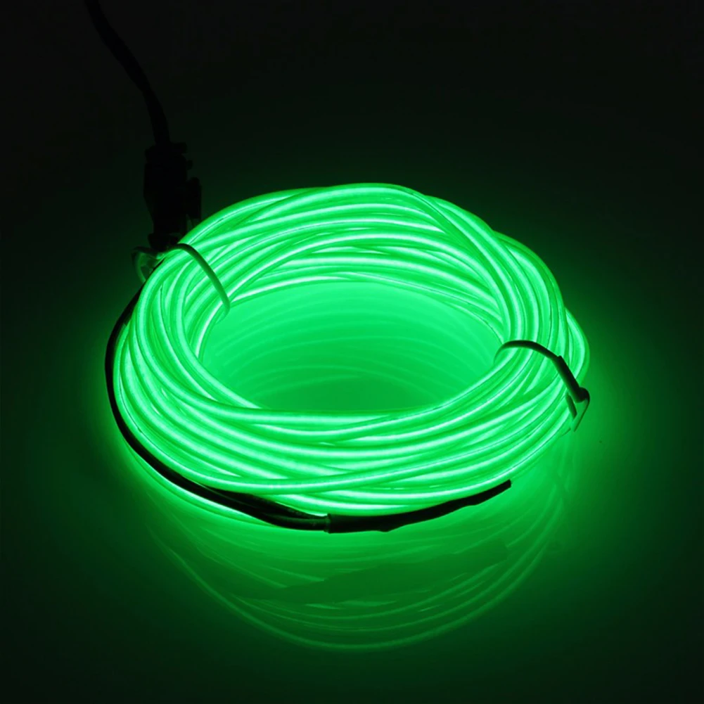 Dark Green TSLEEN м, 2 м, 3 м, 5 м светящаяся неоновая светодиодная неоновая лампа светильник Светодиодная лента Rgb Водонепроницаемый светодиодные линии неоновый шнур вечерние Декор светодиодный светильник полосы высокого качества - Испускаемый цвет: Dark Green