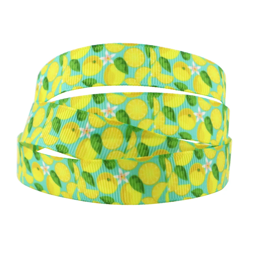 David accessories 5/", 7/8", ", 1,5" с принтом в виде арбуза, Полиэстеровая корсажная лента 5yds, сделай сам, ручная работа, свадебный подарок, обручальные кольца, 5Yc3649