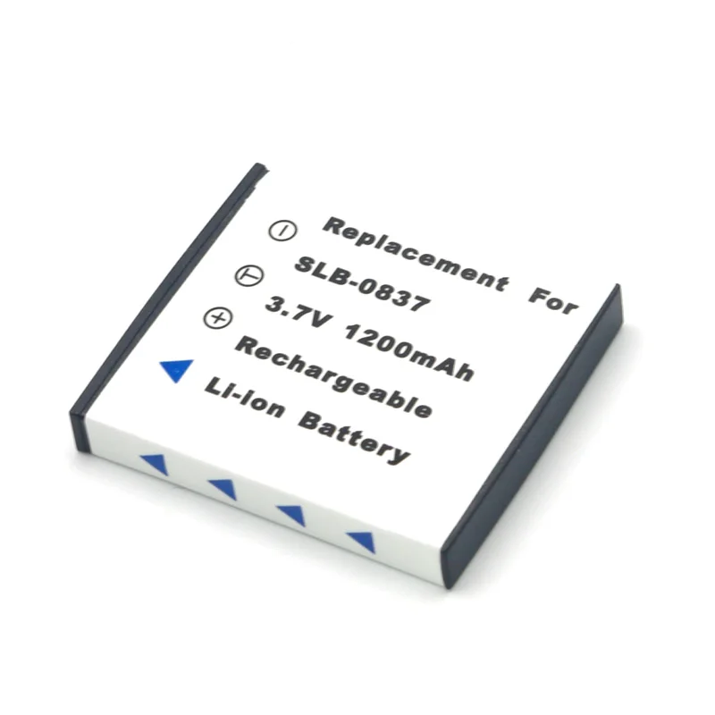 2X SLB-0837 SLB0837 SLB 0837 Перезаряжаемые Камера Батарея + Зарядное устройство для samsung Digimax