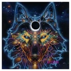 5D ручная работа Diy алмазная живопись Кристалл волк мозаика набор Алмазная вышивка печать дрель домашний декор фантазия