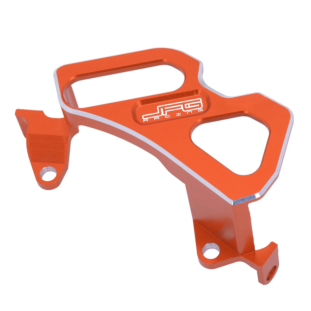 Caliper Guard orange Мотоцикл с ЧПУ Алюминиевый задний тормозной диск концентратор распорка суппорт защита для Husaberg Husqvarna FC FE FS TC TE 125 150 250 350 450 501 - Цвет: Caliper Guard orange