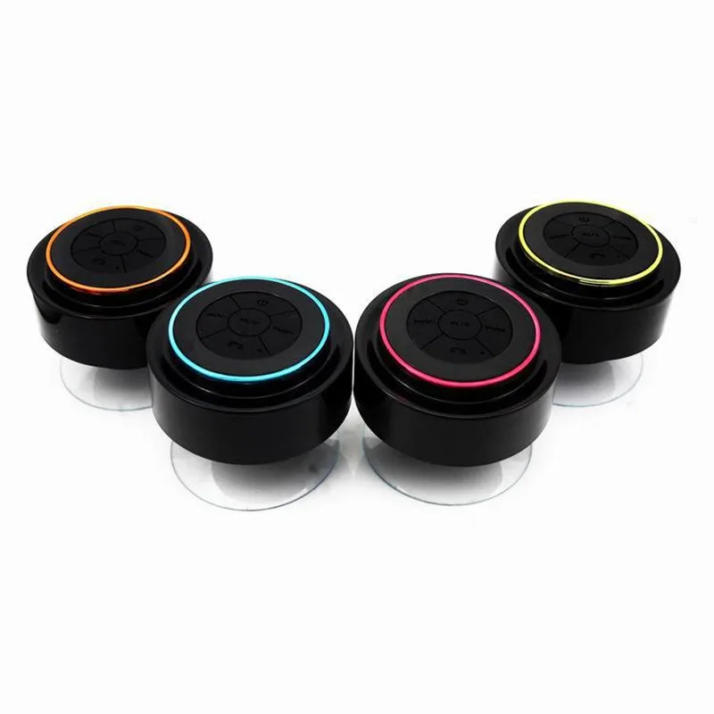 Водонепроницаемый bluetooth спикер Душ Ванна Sucker присоски Портативный активный
