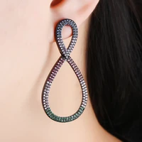 matte symbol gold plating fashion zircon designs colorful quality trendy miss diy making earrings