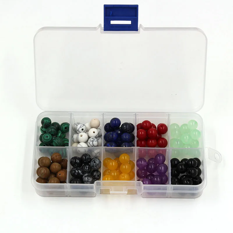 Набор из натуральных бусин Howlite Lapis Red Stone для изготовления браслетов ожерелий