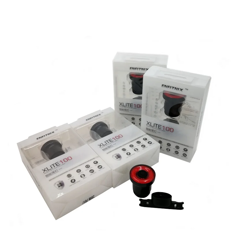 

Xlite100 Bicycle taillights Intelligent sensor Brake lights ENFITNIX usb Road bike MTB Rear taillights & Number plate bracket