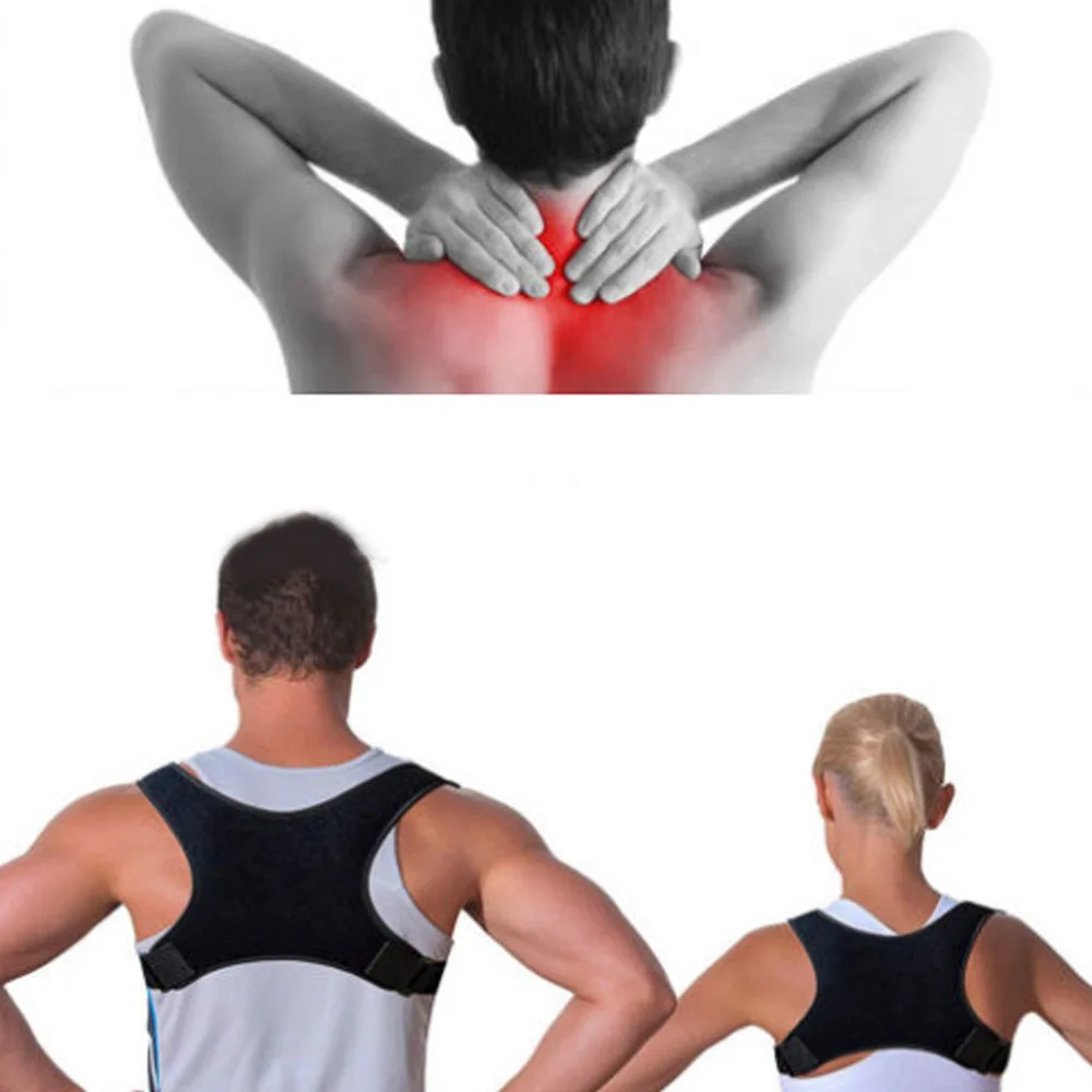 Регулируемый Корректор осанки для женщин и мужчин поддерживающий пояс плеч