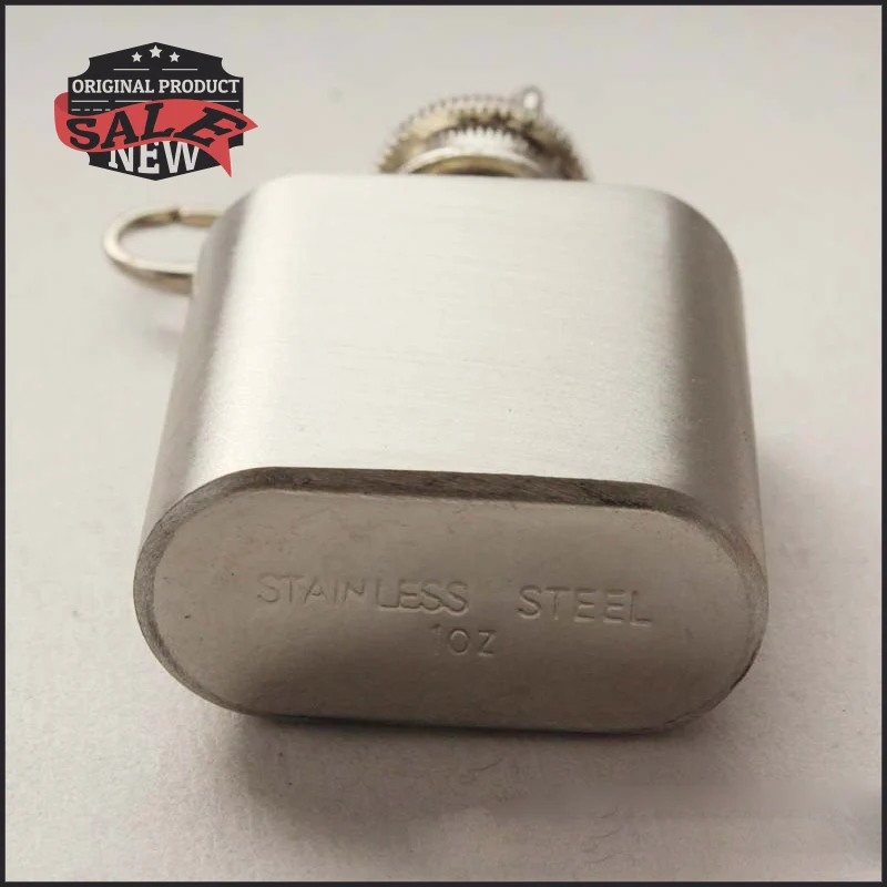 Горячая продажа мини Портативная фляжка из нержавеющей стали стеклянная для