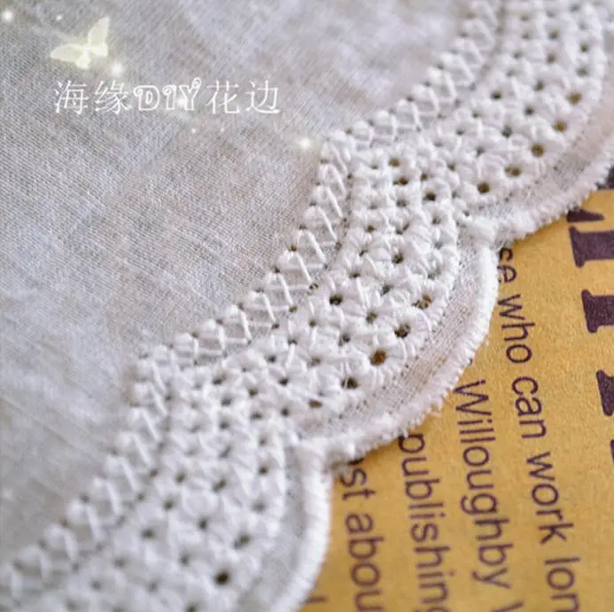 5 ярдов высококачественная ткань женская одежда кружевная отделка сделай сам