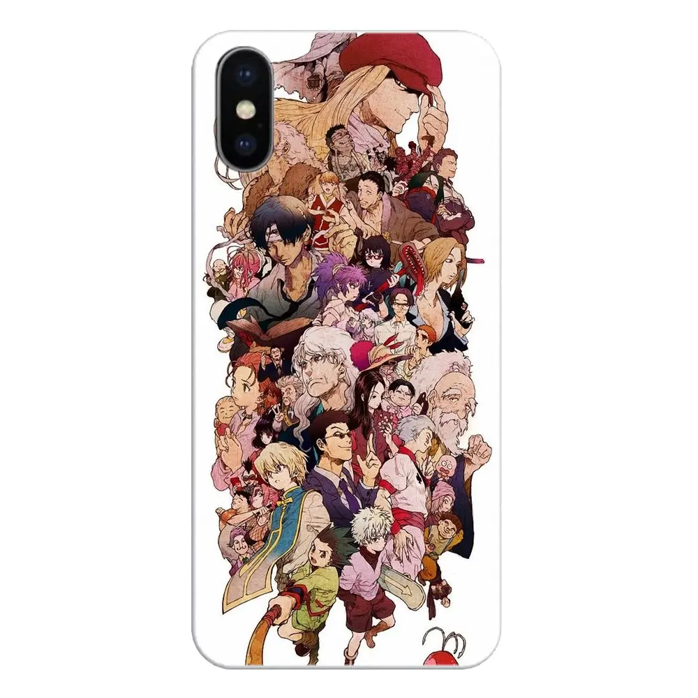 Силиконовый чехол для телефона iPod Touch iPhone 4 4S 5 5S 5C SE 6 6S 7 8 X XR XS Plus MAX Hunter Kurapika Killua Zoldyck