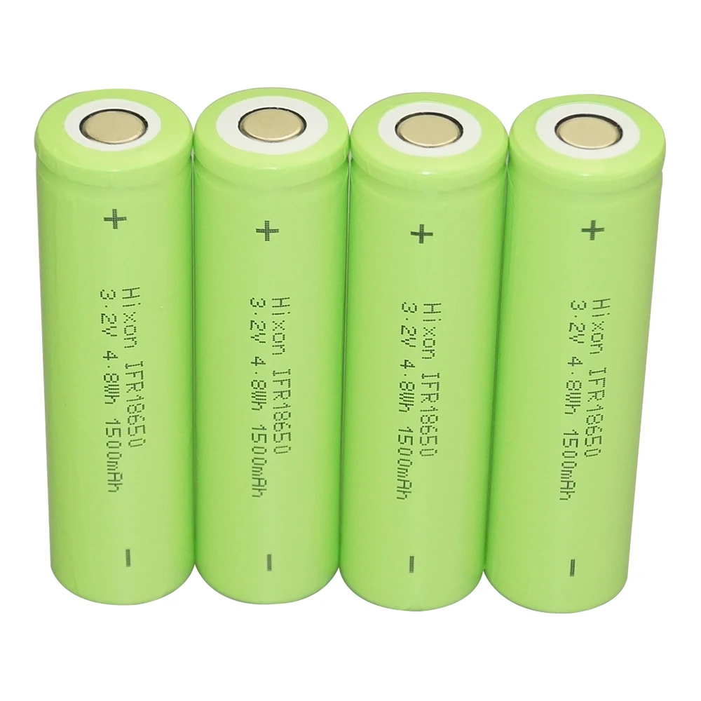 4 шт IFR18650 LiFePO4 3,2 V 1500mAh аккумуляторная батарея с сертификацией UN und UL